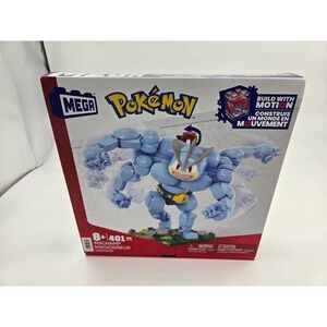 MEGA Pokémon Building Toys Set Machamp with 401 Pieces, Articulated and Poseable